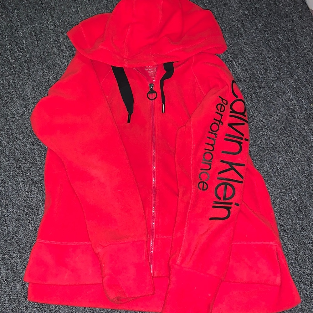 Calvin Klein fleece zip up